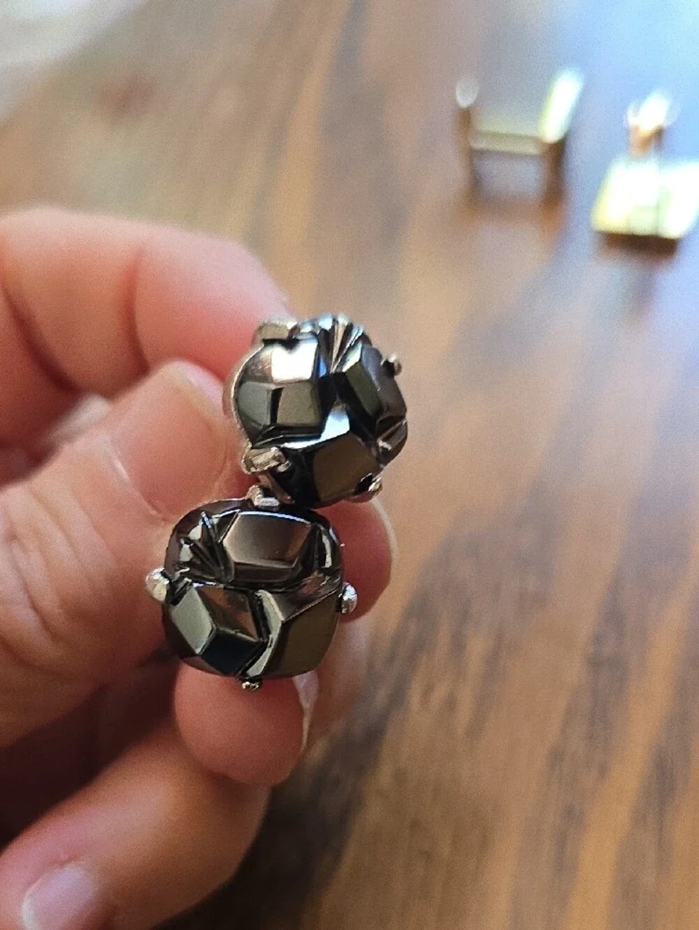 Vinatge Sarah Coventry Gold Tone And Silver Tone Cufflinks